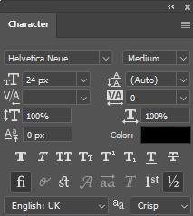 Horizontal Type Tool 19