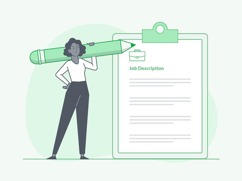 minh họa bản mô tả công việc