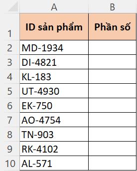 Sử dụng tính năng Text to Columns 1