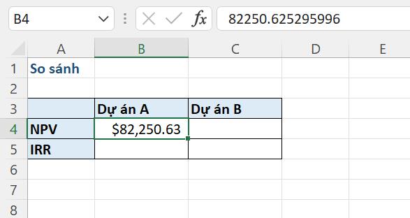 Paste value xong ô chỉ còn hiện kết quả chứ không còn hiện công thức