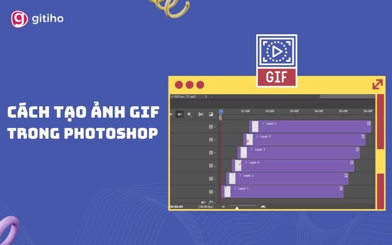 Cách tạo ảnh GIF bằng Photoshop đơn giản cho người mới bắt đầu