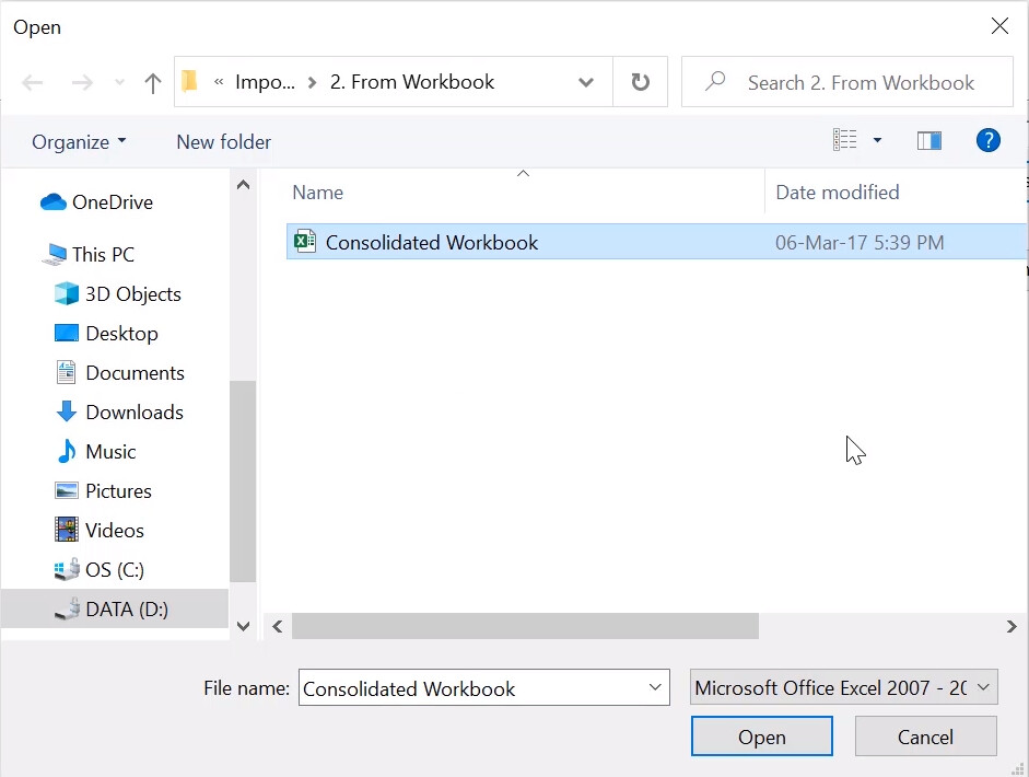 Hướng dẫn cách chèn dữ liệu từ file Excel vào Power Pivot