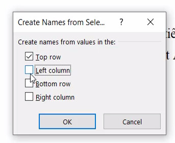 2 kỹ thuật đặt tên vùng dữ liệu trong Excel cực hay