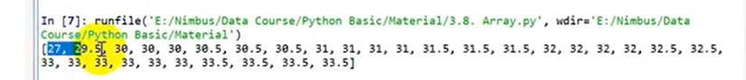 Lý thuyết và các thao tác cơ bản với Array trong Python