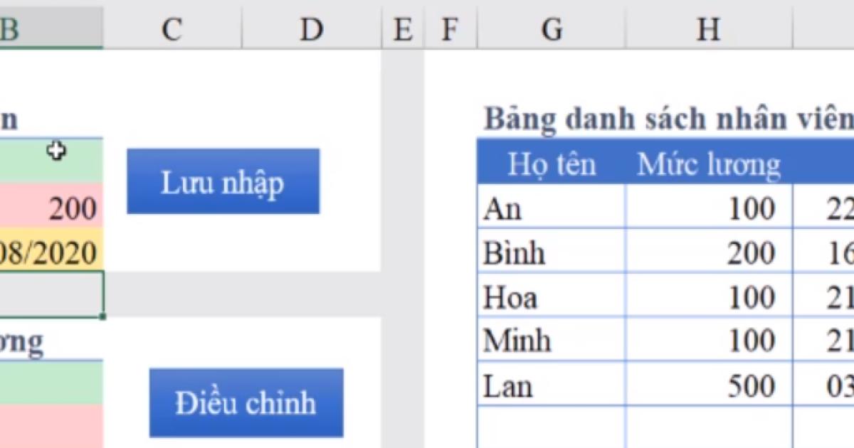 Khái niệm biến và cách khai báo biến trong lập trình VBA