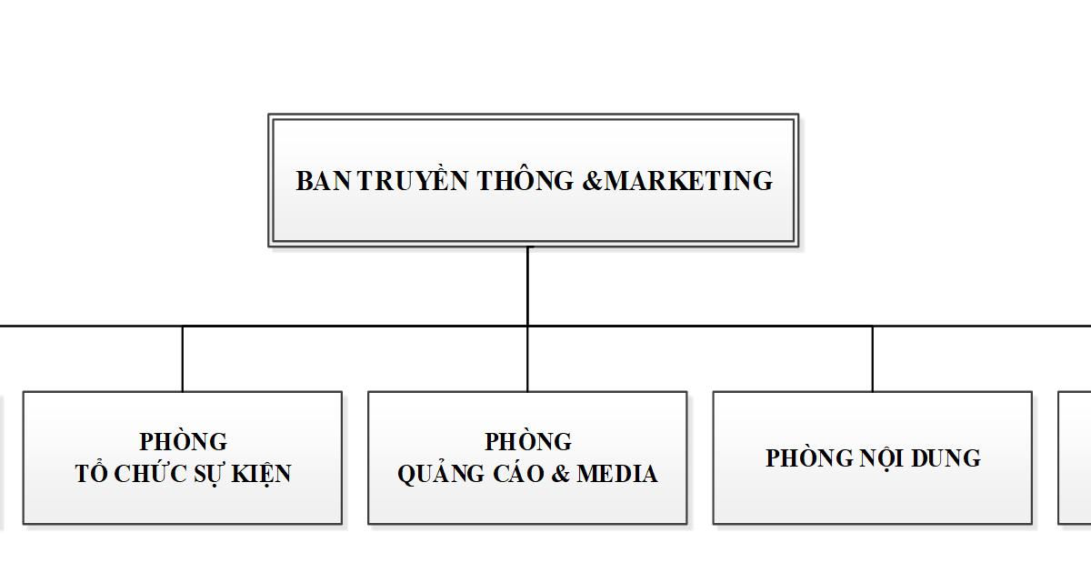 Cơ cấu tổ chức và chức năng nhiệm vụ của bộ phận Truyền thông & Marketing