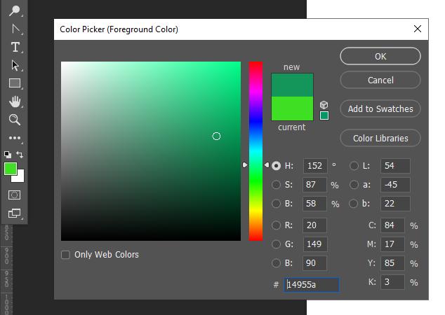 Brush Photoshop: Chọn màu cho cọ vẽ