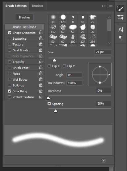 Brush Photoshop: Brush Settings