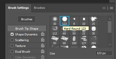 Brush Photoshop: Hard Round