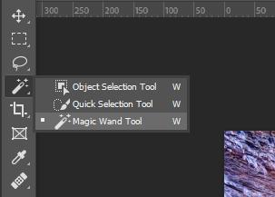 Cắt ảnh trong Photoshop: Cách mở Magic Wand Tool
