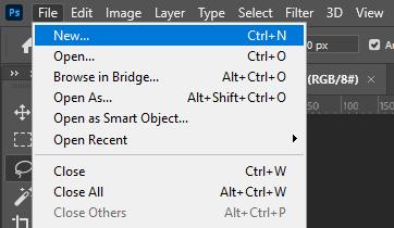 Cắt ảnh trong Photoshop: Tạo trang thiết kế mới