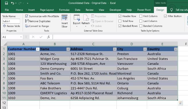 Cách chèn dữ liệu từ bảng trong Excel vào Power Pivot