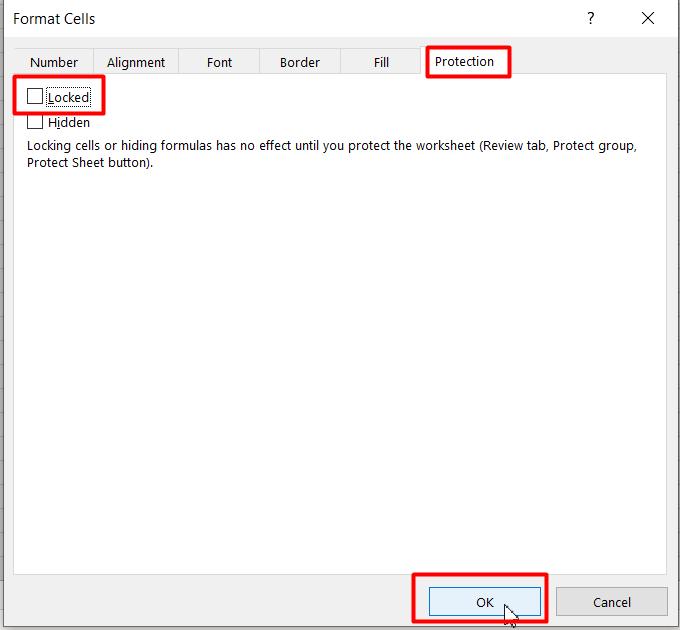 Bảo vệ sheet không cho chỉnh sửa các ô có dữ liệu