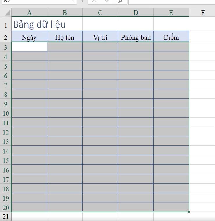 cách khóa sheet trong Excel chỉ cho nhập vào các ô chỉ định trước