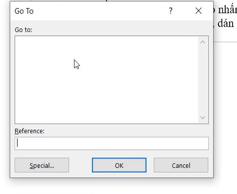 Thủ thuật Excel giúp làm đầy các ô trống trong bảng dữ liệu
