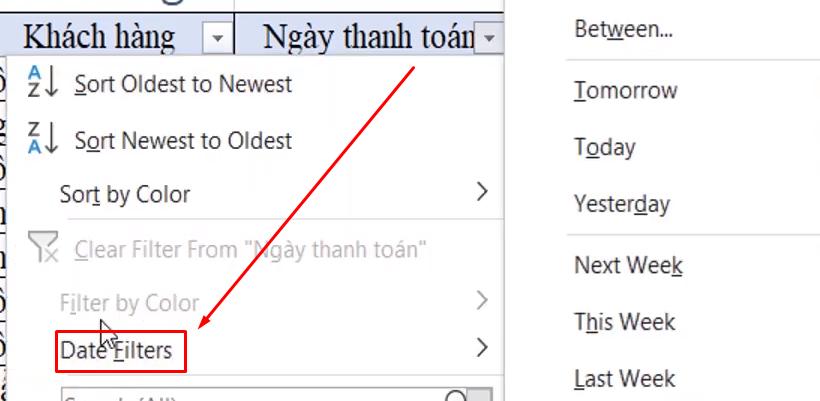 Hướng dẫn kỹ thuật lọc dữ liệu dạng Number trong Excel