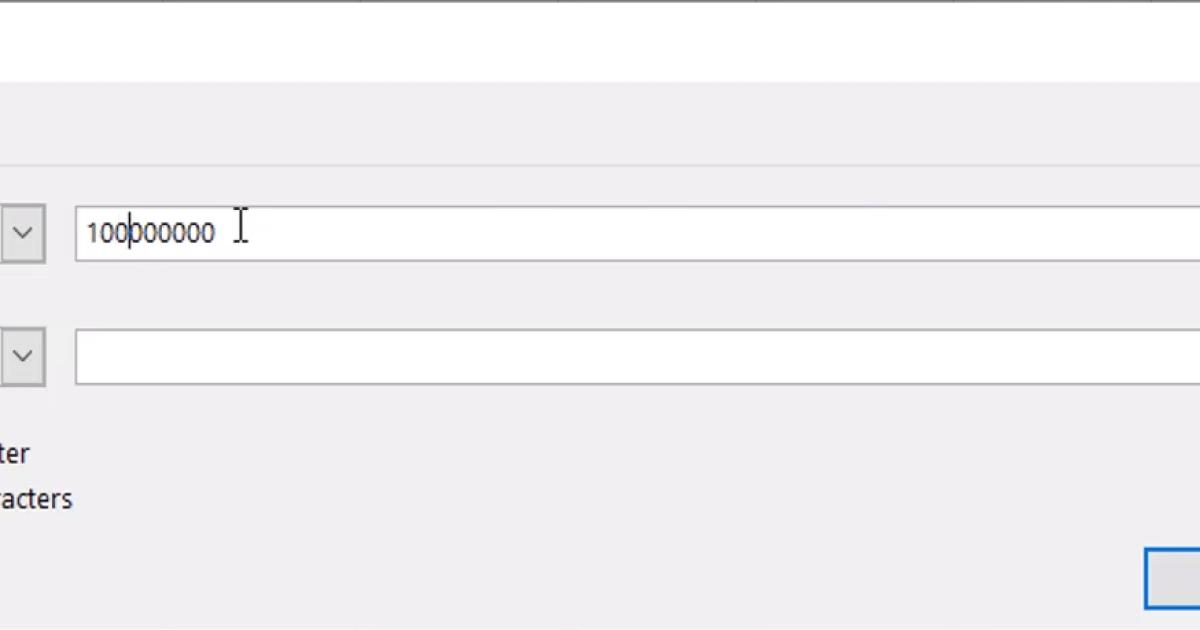 Hướng dẫn kỹ thuật lọc dữ liệu dạng Number trong Excel