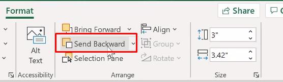 Cách lồng hình ảnh vào biểu đồ trong Excel để thể hiện động lượng