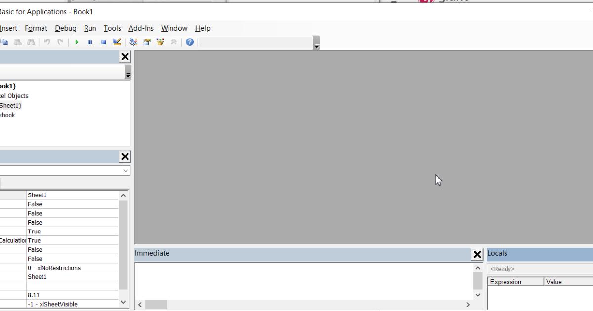 Hướng dẫn mở VBA trong Excel và tìm hiểu các cửa sổ làm việc trong VBA