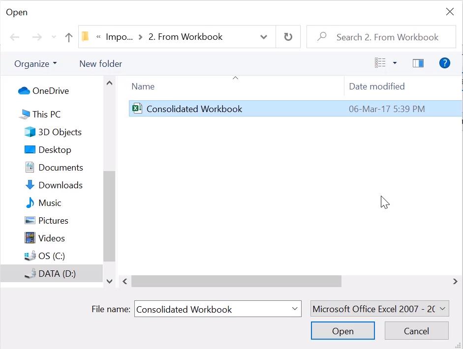 Hướng dẫn cách chèn dữ liệu từ file Excel vào Power Pivot