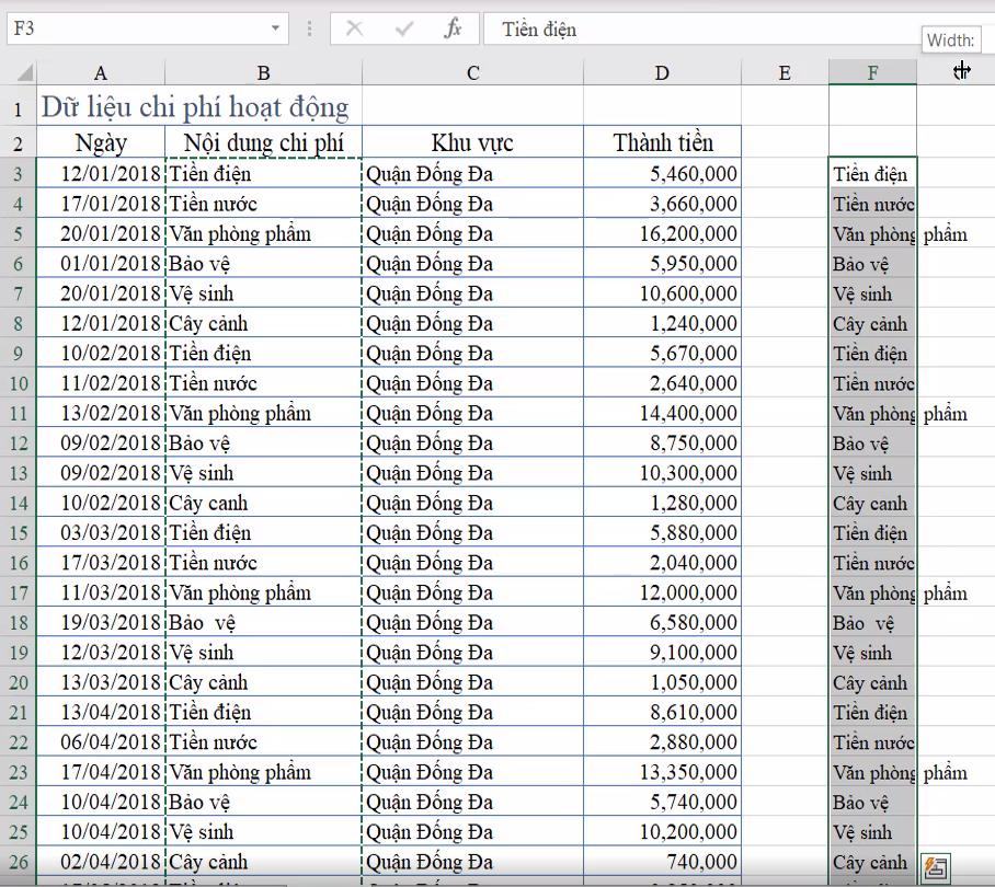 Hướng dẫn tìm và sửa lỗi chính tả trong Excel theo một danh sách