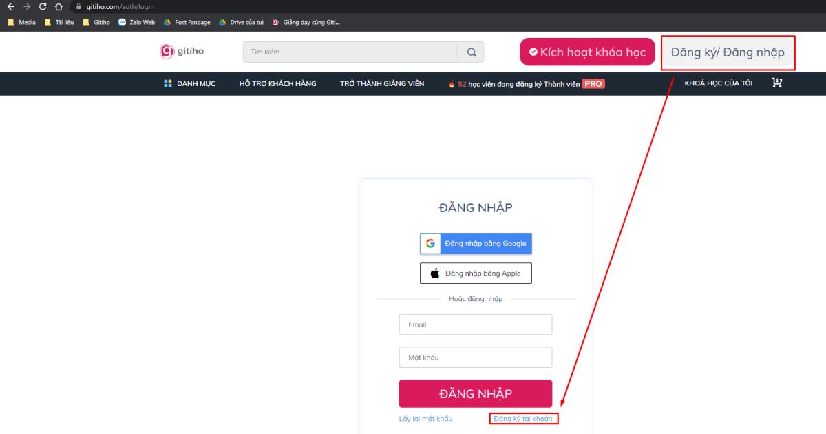 Hướng dẫn cách tạo khóa học trên Gitiho dành cho giảng viên