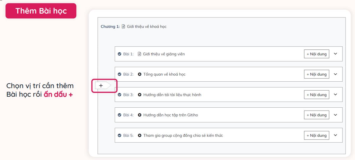 Hướng dẫn cách tạo khóa học trên Gitiho dành cho giảng viên