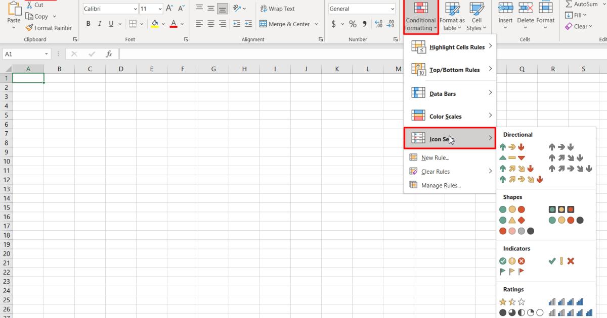 Cách dùng Conditional Formatting trong Excel để thêm icon tự động