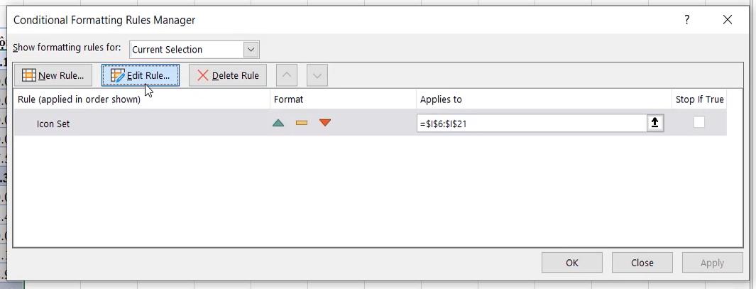 Cách dùng Conditional Formatting trong Excel để thêm icon tự động