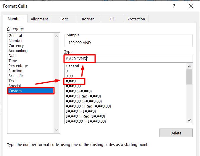 Hướng dẫn cách thêm ký hiệu tiền tệ tự động vào Excel