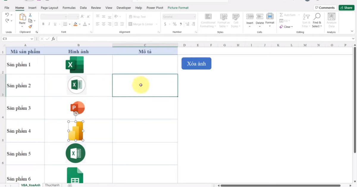 Cách xóa ảnh hàng loạt trong Excel chỉ bằng 1 click cực đơn giản