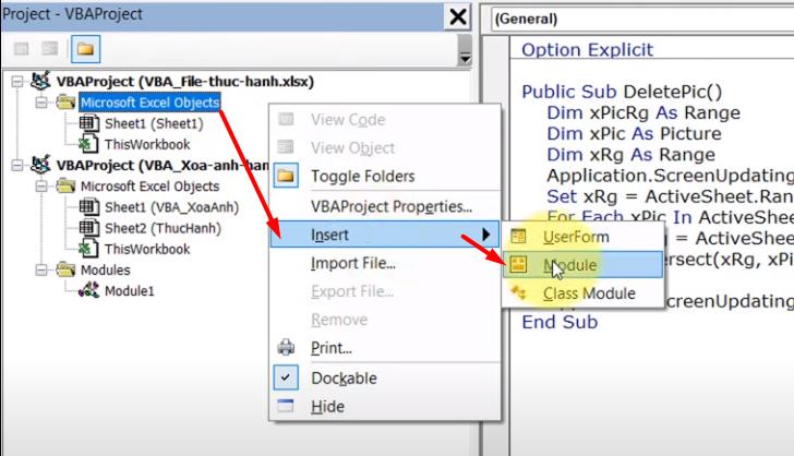 Cách xóa ảnh hàng loạt trong Excel chỉ bằng 1 click cực đơn giản