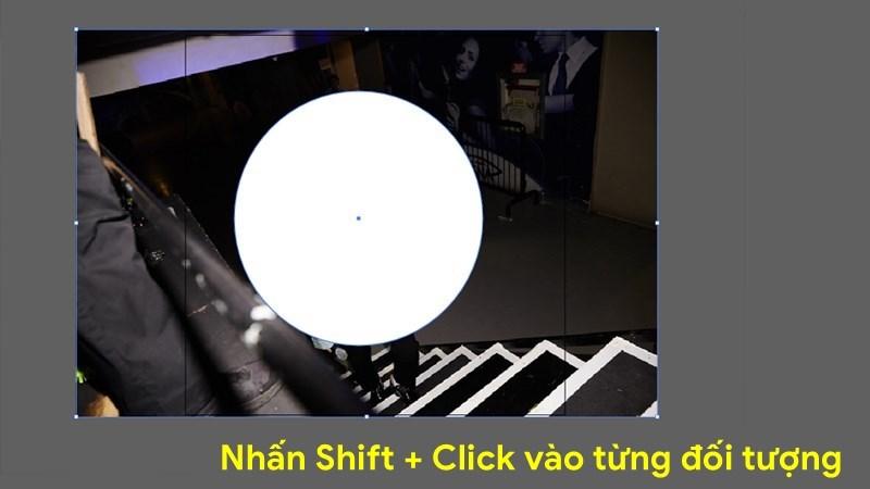 Cắt hình trong AI: Chọn hình khối và bức ảnh