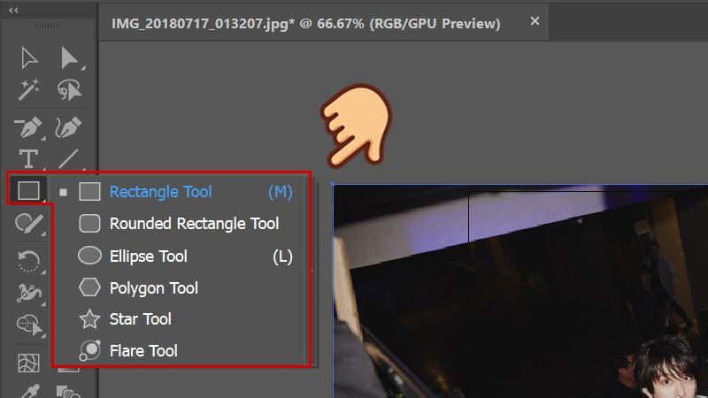 Cắt hình trong AI: Chọn hình dạng để cắt ảnh
