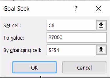 Cách sử dụng công cụ Goal Seek trong Excel dự đoán kết quả mục tiêu