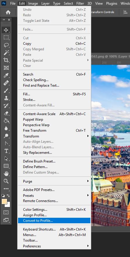 Cách đổi hệ màu trong Photoshop từ RGB sang CMYK đơn giản
