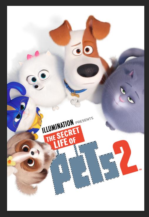 Đổi màu trong Photoshop: Chọn vùng chữ cần đổi màu