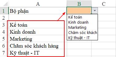 Cách thay đổi kích thước của Drop List trong Excel bằng VBA