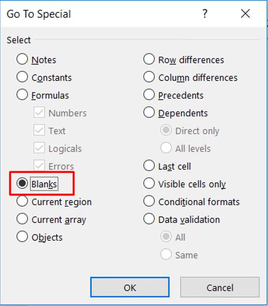 Hướng dẫn sử dụng hàm ISBLANK trong Excel để kiểm tra ô trống