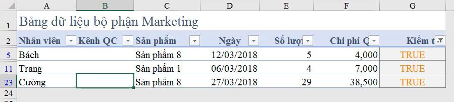 Hướng dẫn sử dụng hàm ISBLANK trong Excel để kiểm tra ô trống