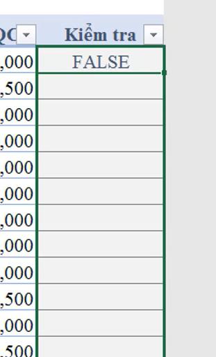 hàm kiểm tra trong excel