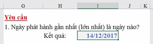 Hàm MAX trong Excel và ứng dụng cơ bản bạn cần biết