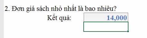 Tìm hiểu hàm MIN trong Excel và các ứng dụng cơ bản