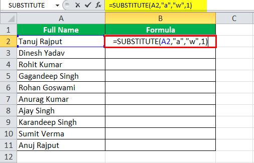 Tìm hiểu về hàm SUBSTITUTE trong Excel và ứng dụng thực tế