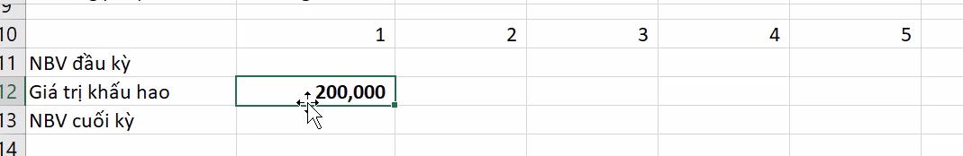 Hướng dẫn sử dụng các hàm trong Excel để tính khấu hao