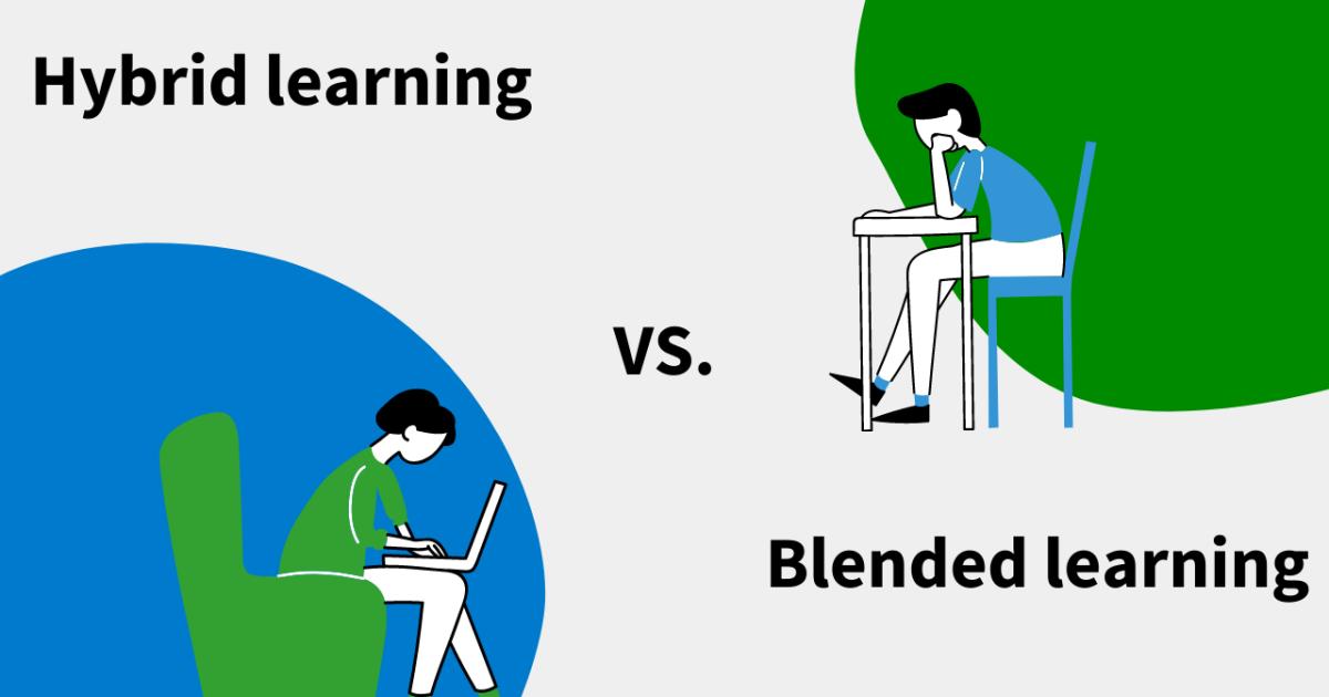 So sánh 2 hình thức E-learning Hybrid Learning và Blended Learning