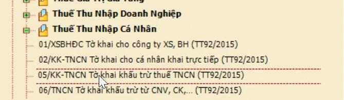 Hướng dẫn kê khai thuế TNCN và tạm nộp theo tháng