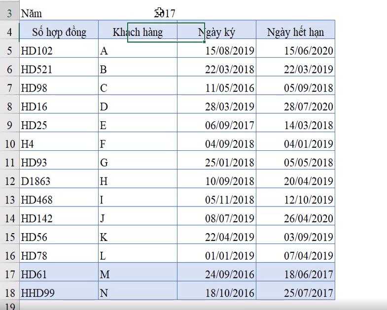 Quản lý dữ liệu với Filter và Conditional Formatting trong Excel