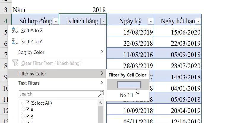 Quản lý dữ liệu với Filter và Conditional Formatting trong Excel