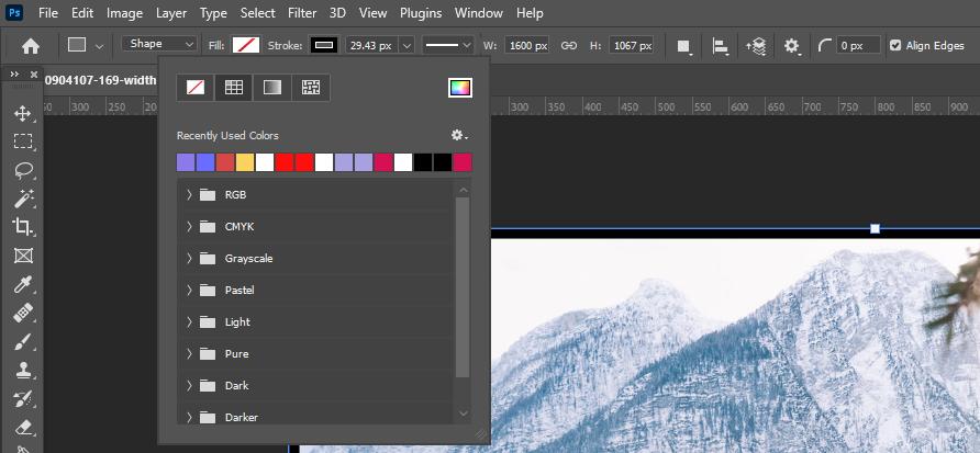 Khung ảnh đẹp Photoshop: Chỉnh sửa thông số của hình khối